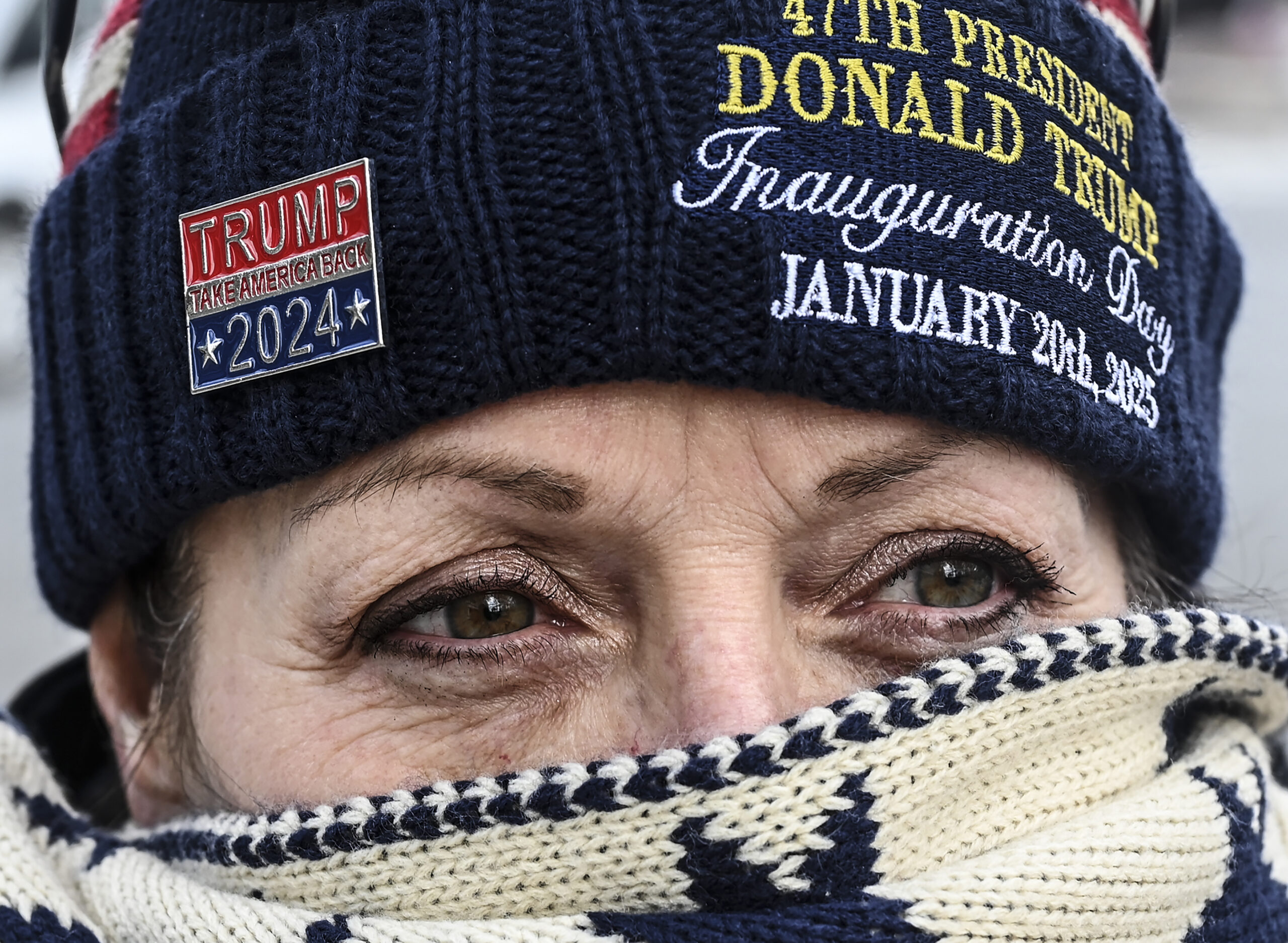 Scenes from Trump’s Inauguration Supporters and Protestors on
