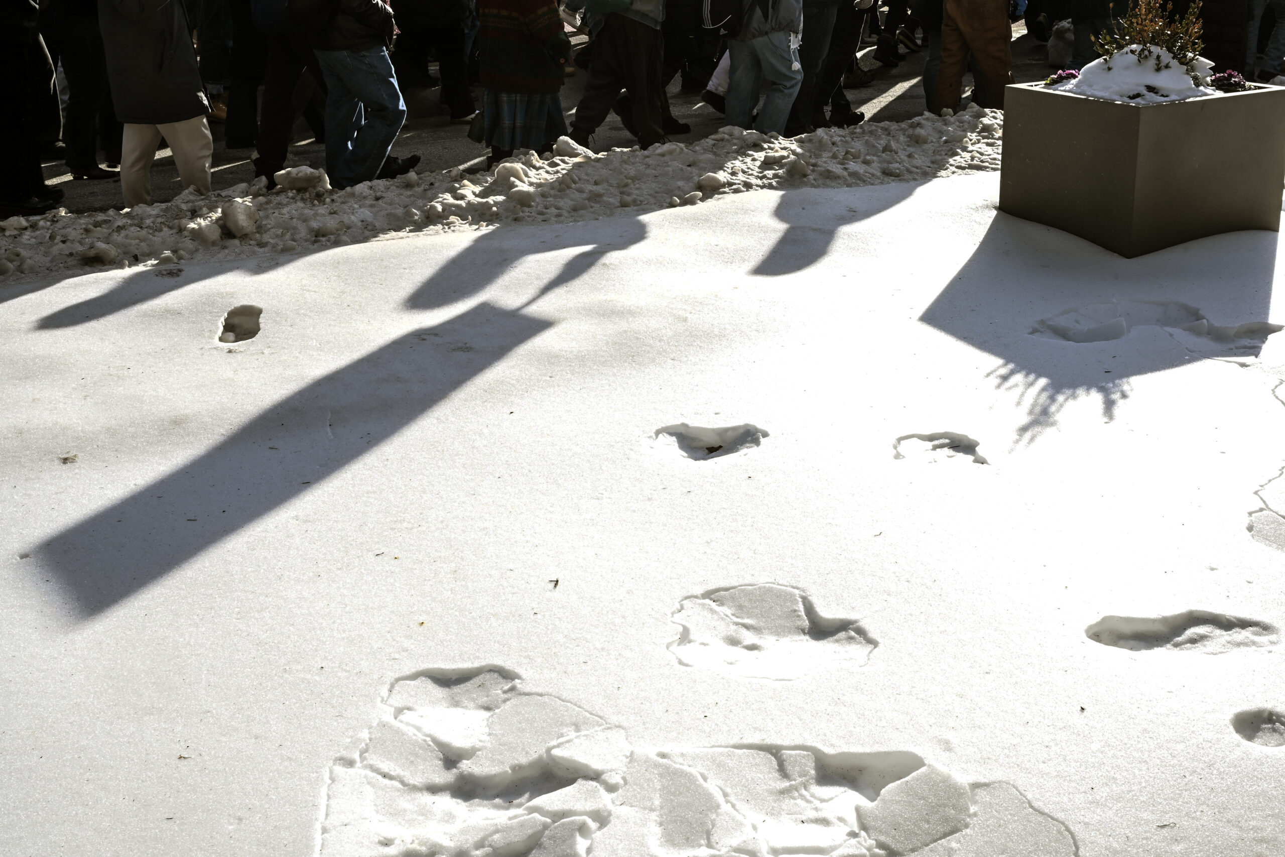 Hundreds turned out for Baltimore's participation in a nationwide General Strike.