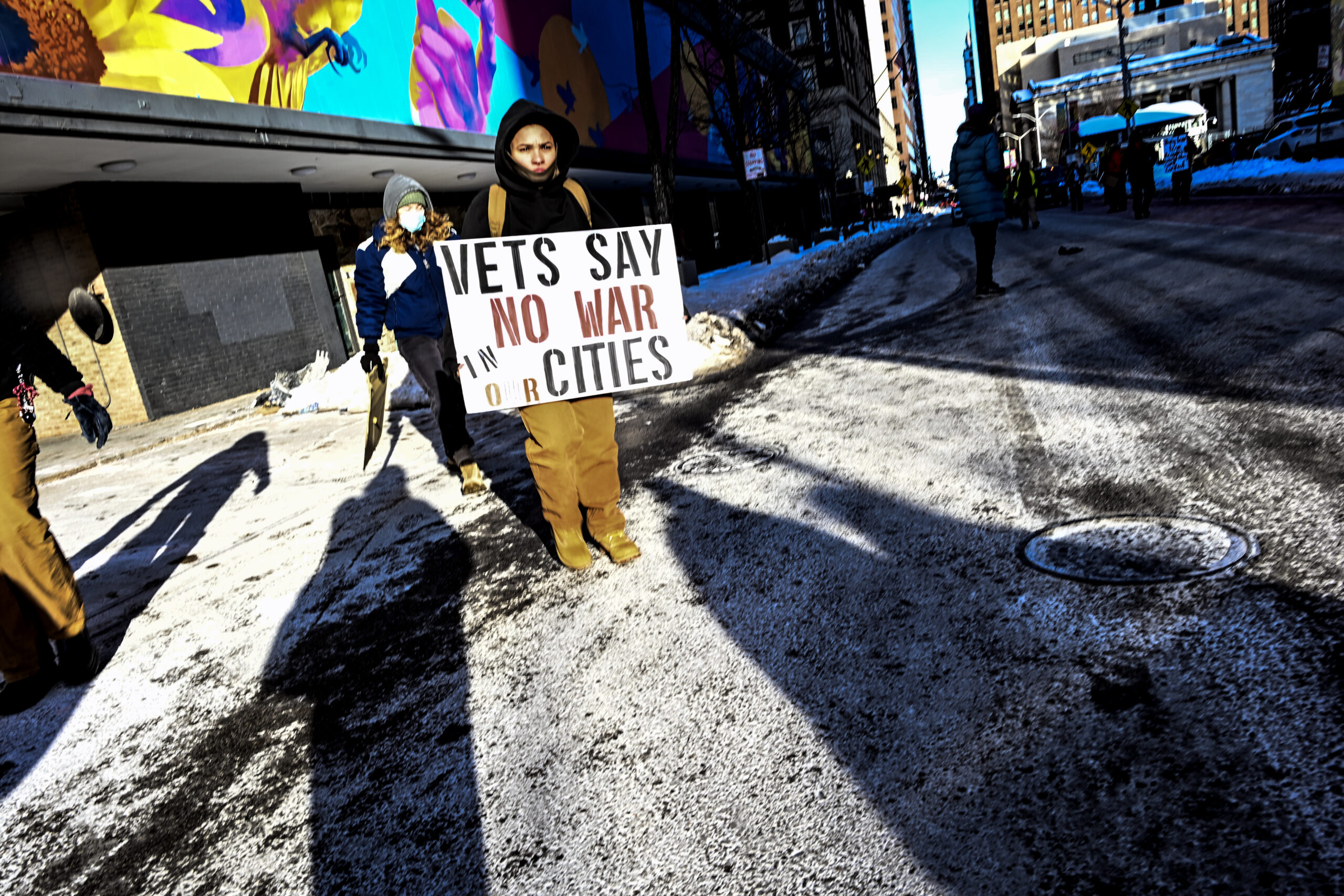 Hundreds turned out for Baltimore's participation in a nationwide General Strike.