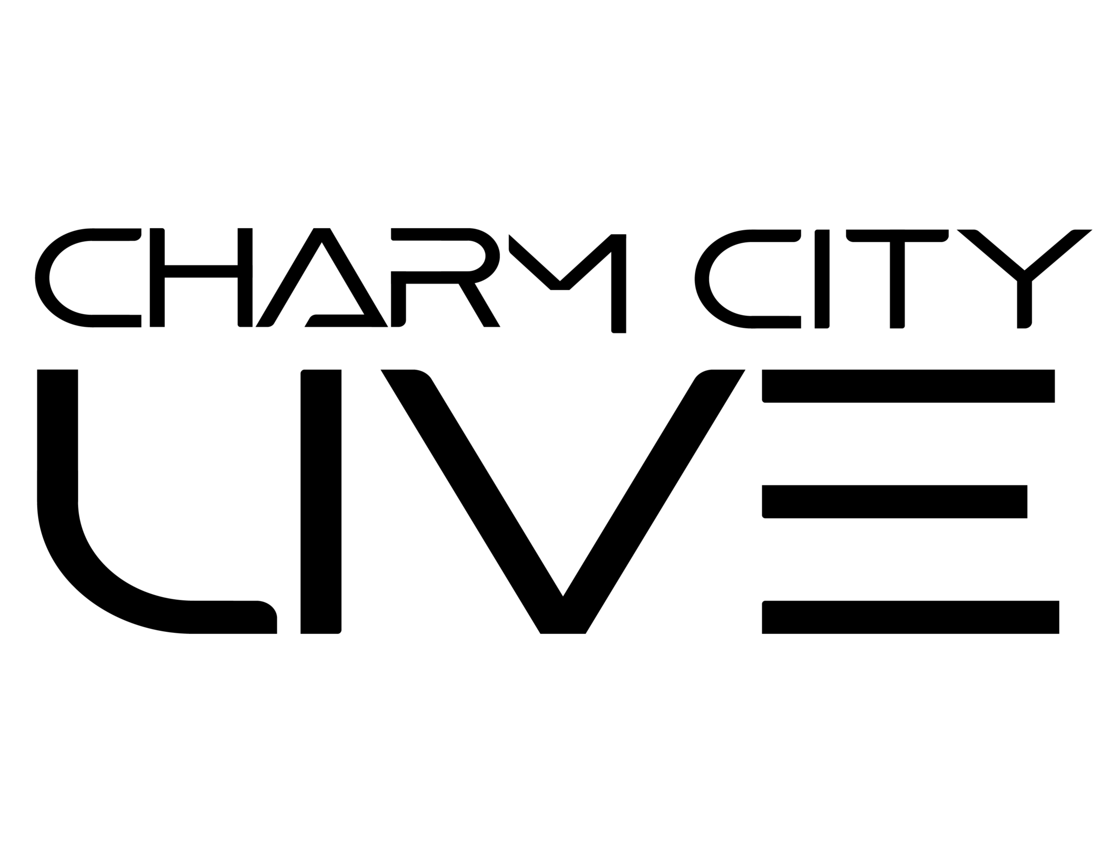 Charm City Live black logo